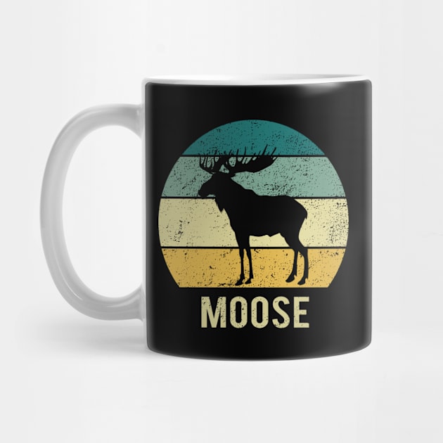 Moose At Sunset A Gift For Moose Lovers by MerchAndrey